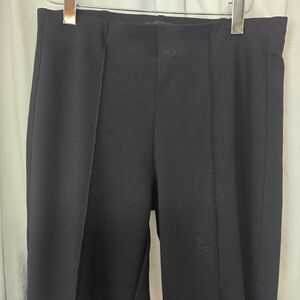 Banana Republic Black With Pleat Dow. Front/Back Leggings Size S